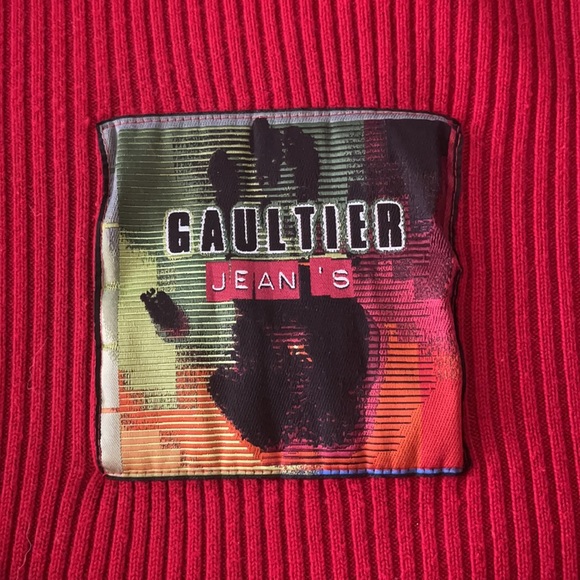 John Paul Gaultier a Red sweater - Picture 6 of 7